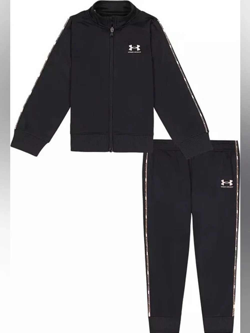 Under Armour Kids Zip Track Suit with Logo Tape